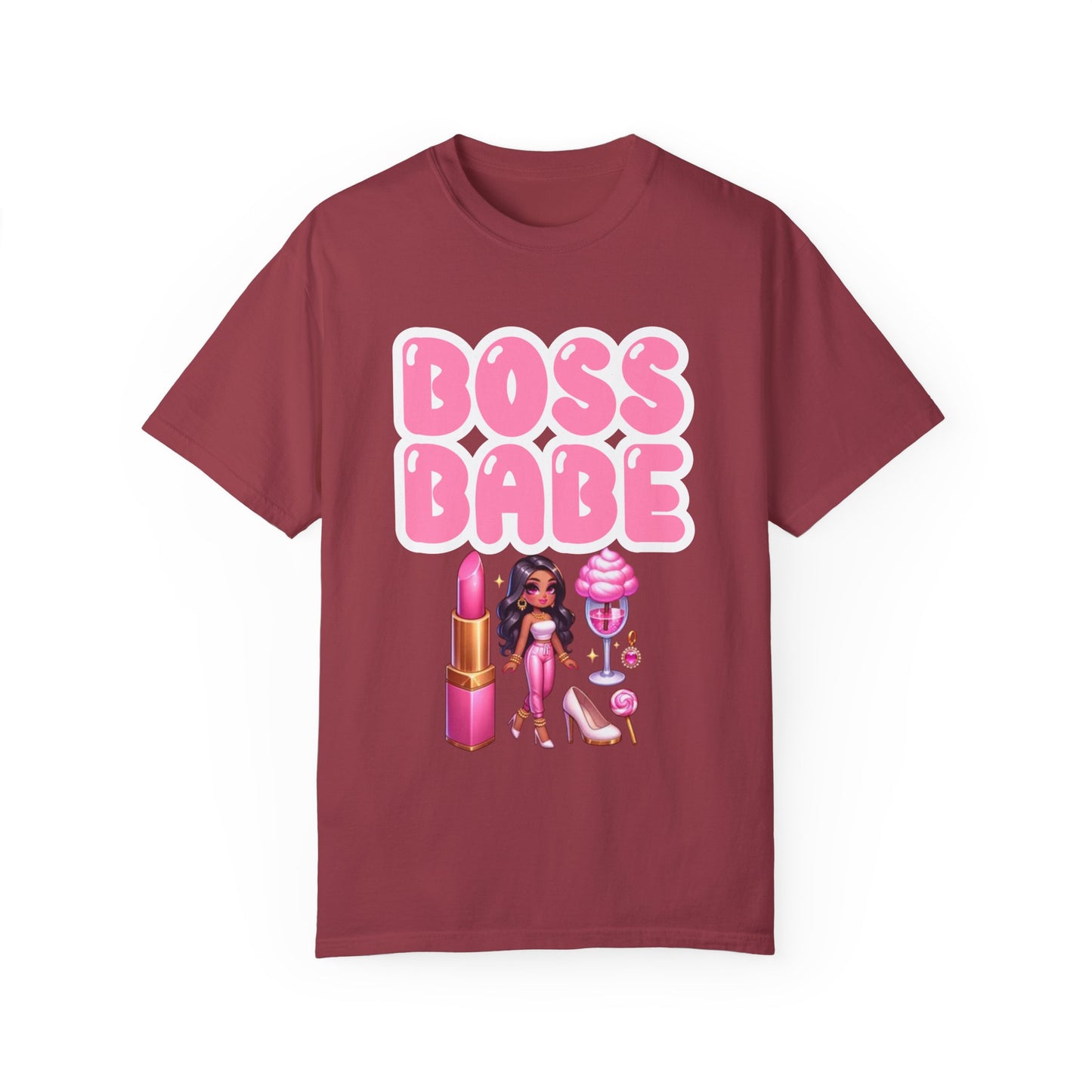 Boss Babe Unisex Garment-Dyed T-shirt, Empowering Tee, Gift for Her, Fashion Statement, Self-Love Shirt, Trendy Apparel