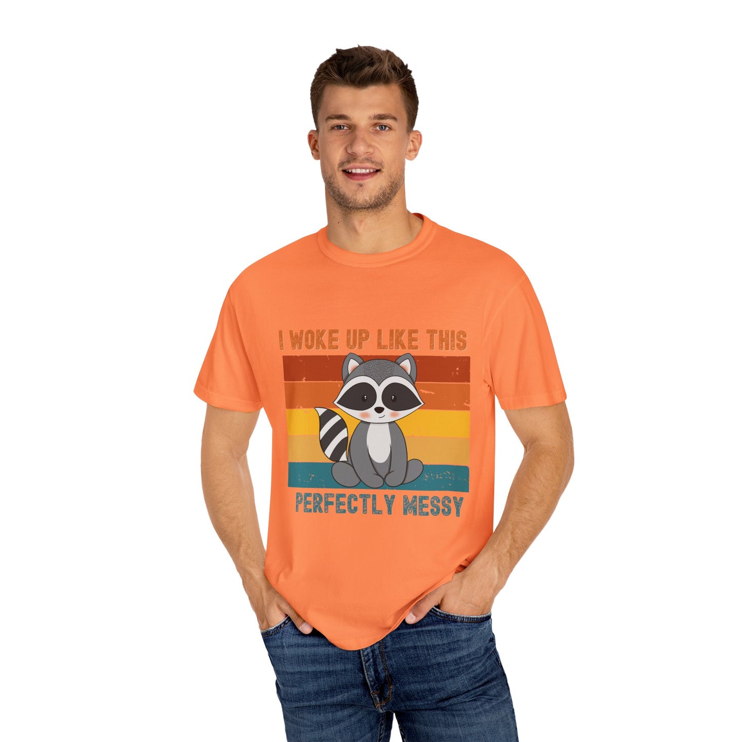 Cute Raccoon T-Shirt, Perfect for Fun Days, Birthday Gift, Animal Lover Shirt, Casual Wear, Family Gatherings