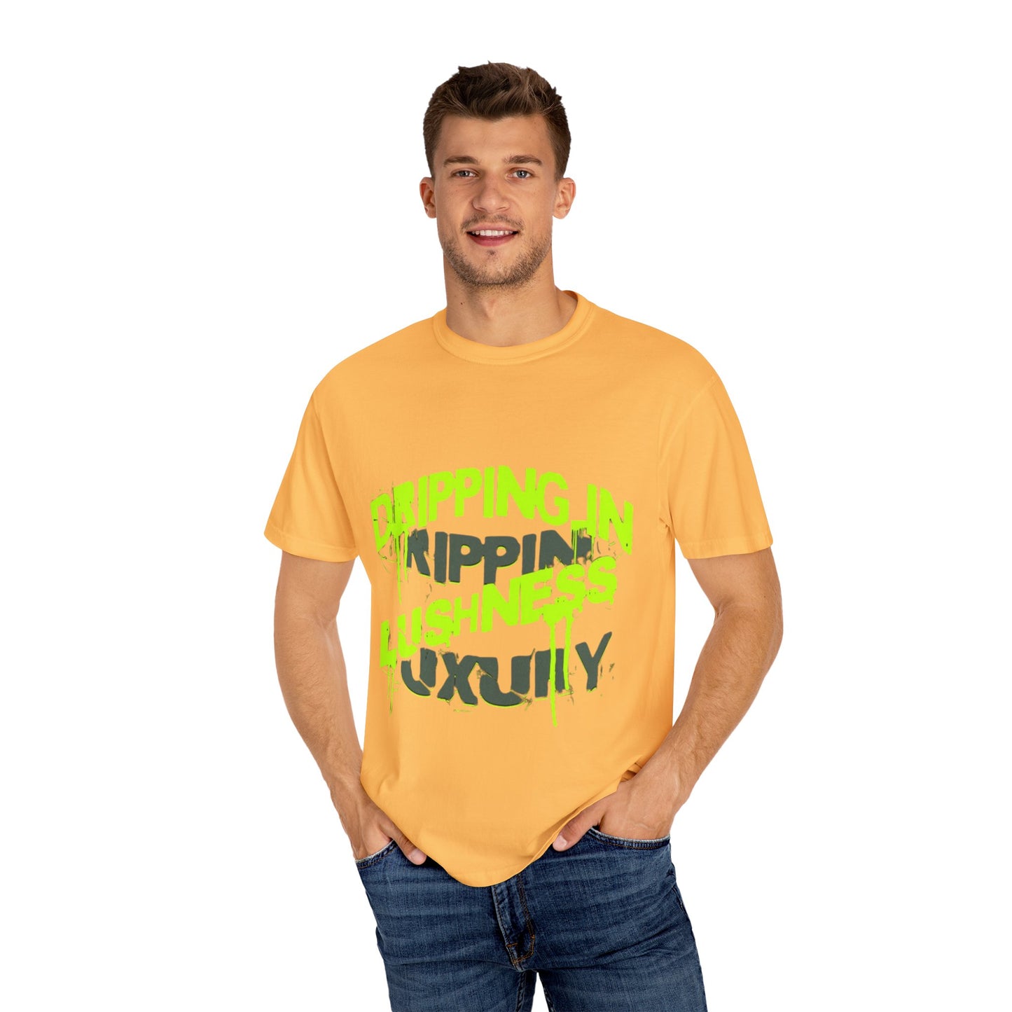 Vibrant Luxury Streetwear Tee, Bright Orange Unisex T-Shirt for Edgy Outfits, Casual Wear, Gift for Graphic Tee Lovers, Trendy Apparel,