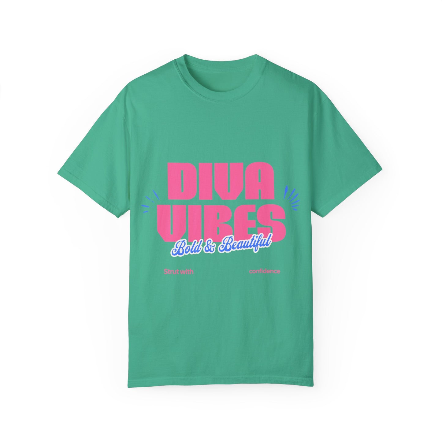 Bold Diva Vibes Unisex T-Shirt - Perfect for Confidence, Self-Expression, Casual Outfits, Summer Parties, Gift Ideas, Vibrant Style