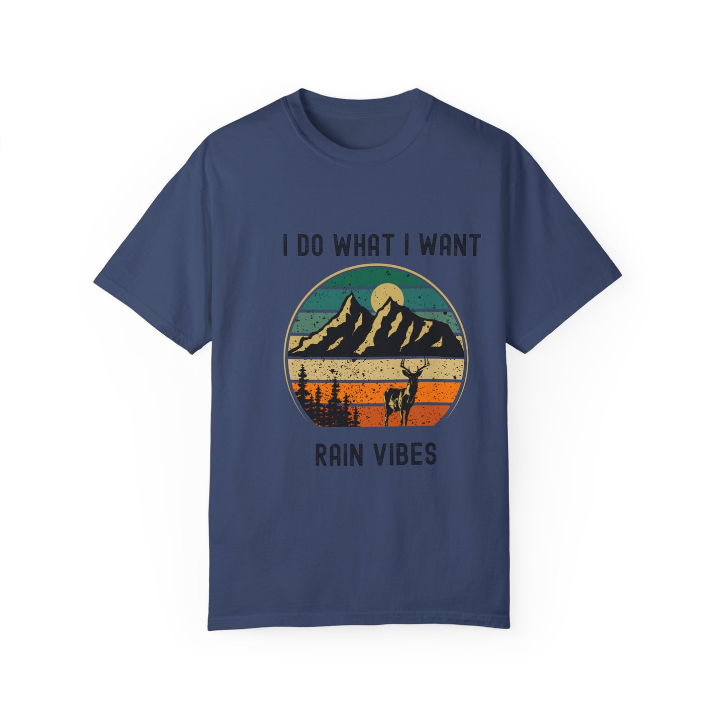 Adventure Ready Unisex T-shirt - "I Do What I Want, Rain Vibes" - Perfect Gift for Nature Lovers, Outdoor Enthusiasts, Summer Festivals,