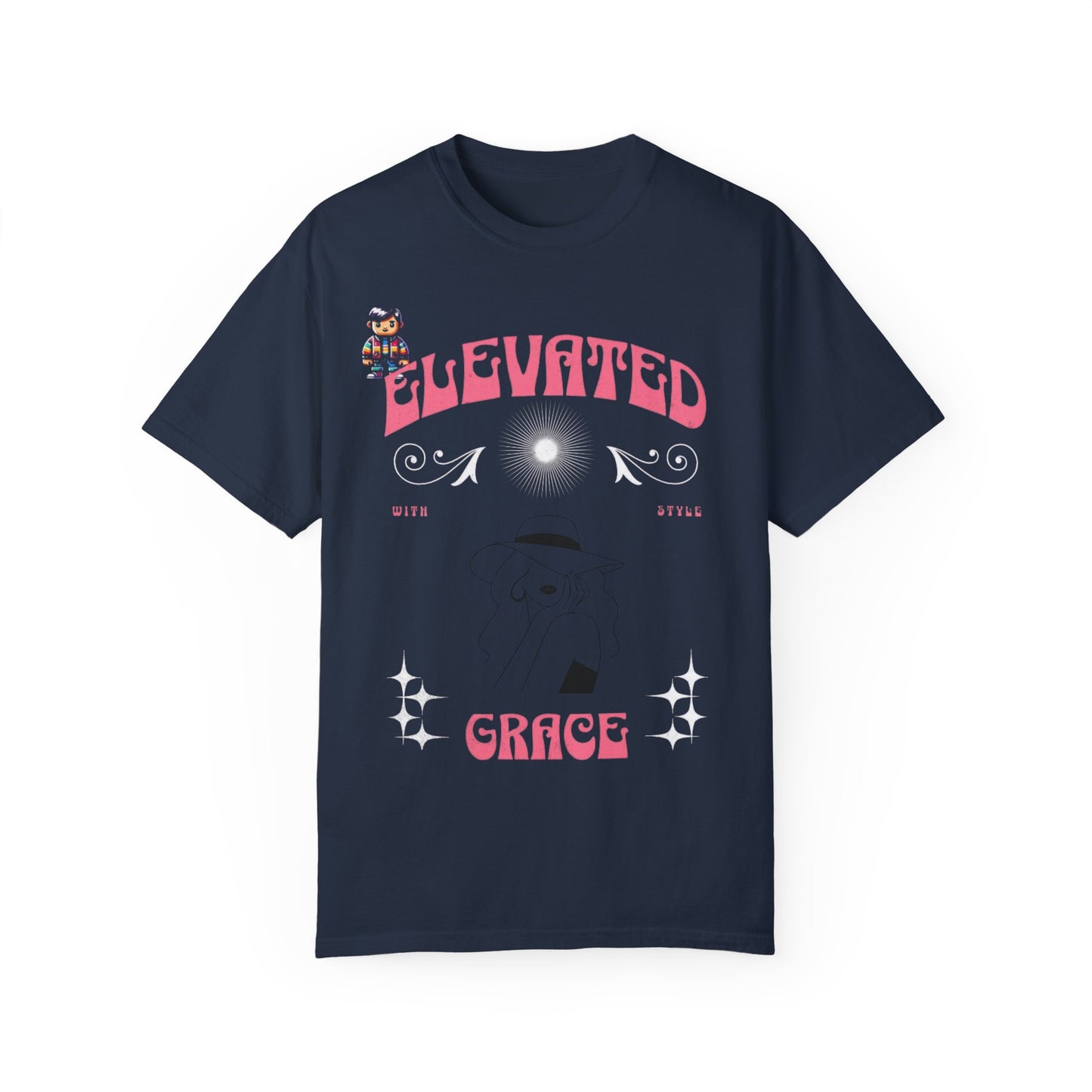 Elevated Grace Unisex T-Shirt, Vibrant Graphic Tee, Trendy Apparel, Perfect Gift for Fashion Lovers, Summer Casual Wear, Birthday Present,