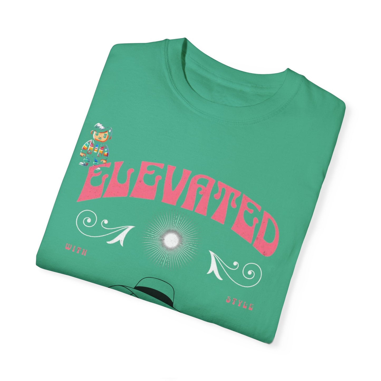 Elevated Grace Unisex Garment-Dyed T-Shirt, Vintage Vibe Tee, Casual Streetwear, Unisex Gift, Eco-Friendly Apparel, Summer Essential