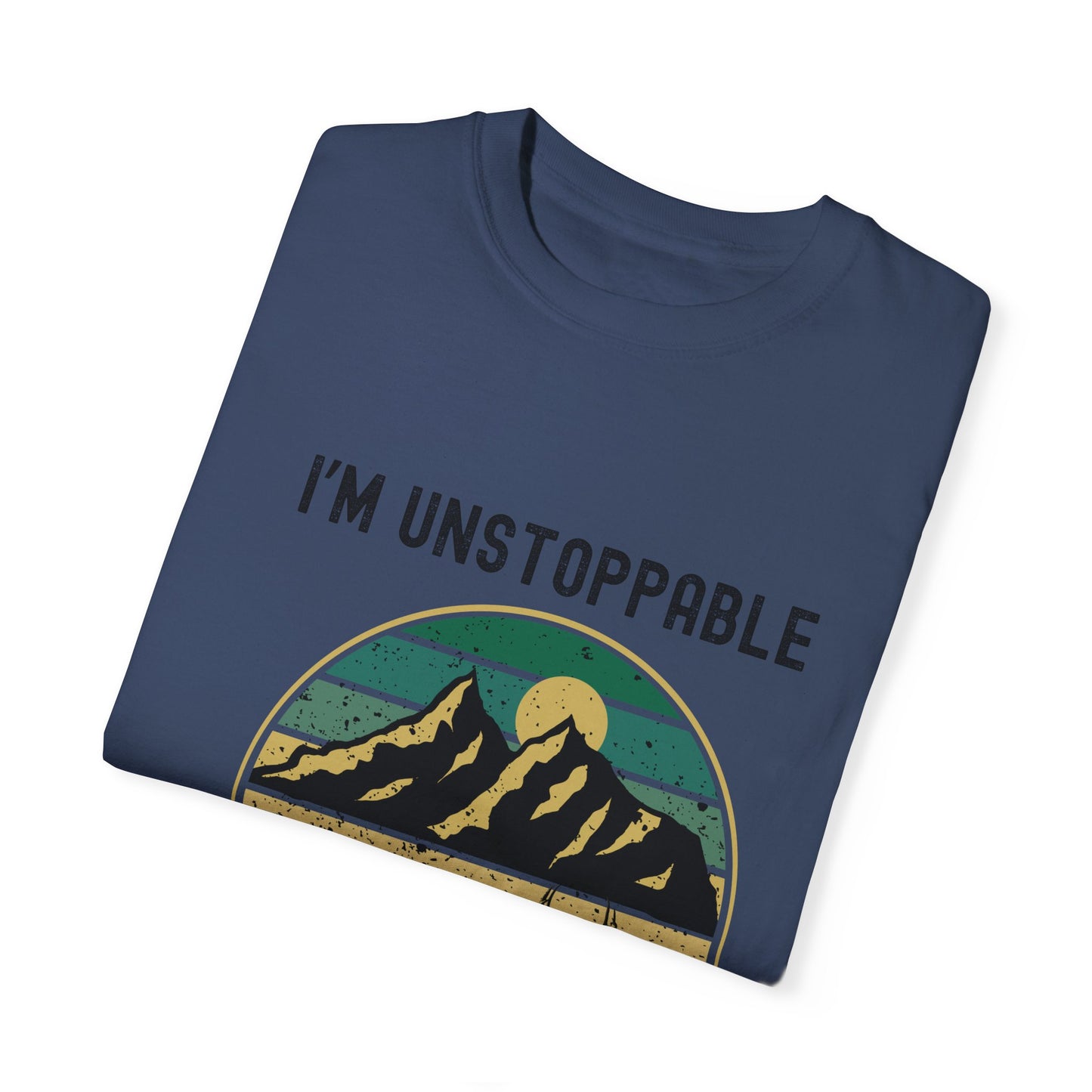 Adventure Vibe Unisex T-shirt , Unstoppable on a Mission, Hiking Gear, Outdoor Wear, Motivational Tee, Gift for Adventurers