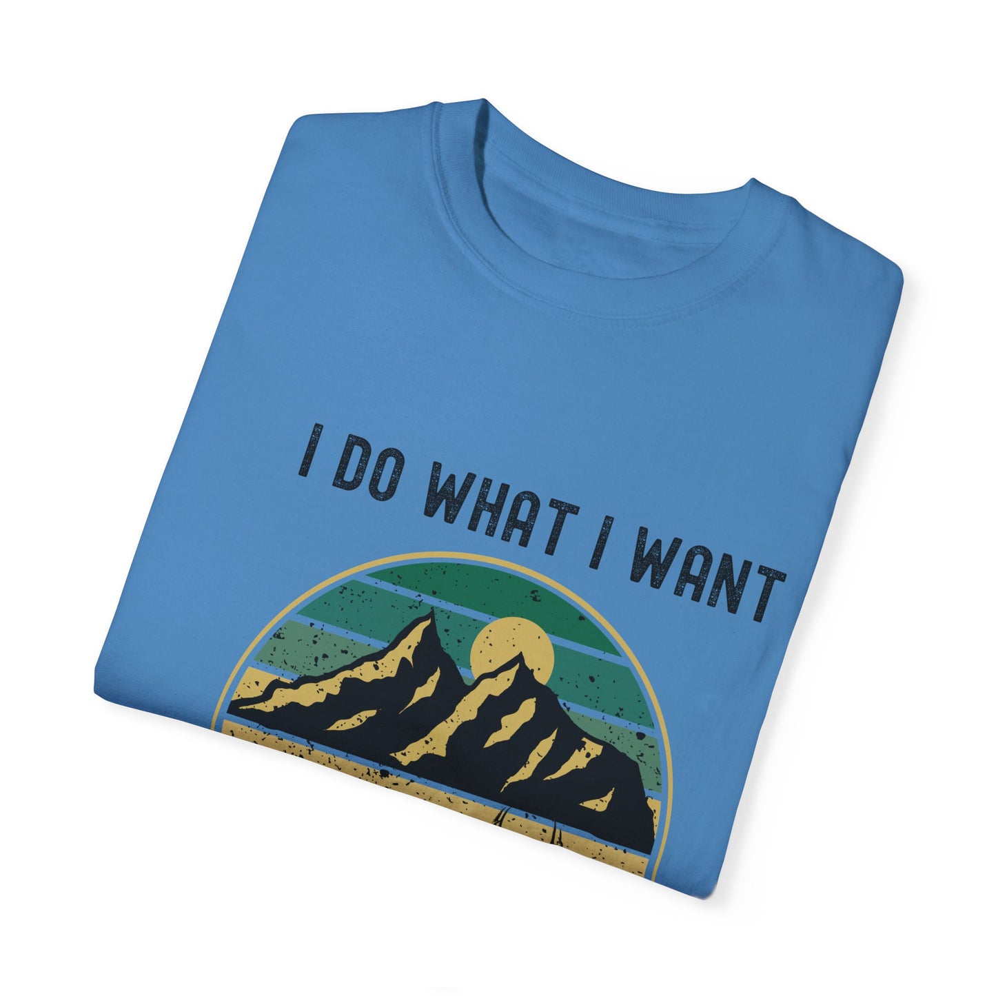 Adventure Ready Unisex T-shirt - "I Do What I Want, Rain Vibes" - Perfect Gift for Nature Lovers, Outdoor Enthusiasts, Summer Festivals,