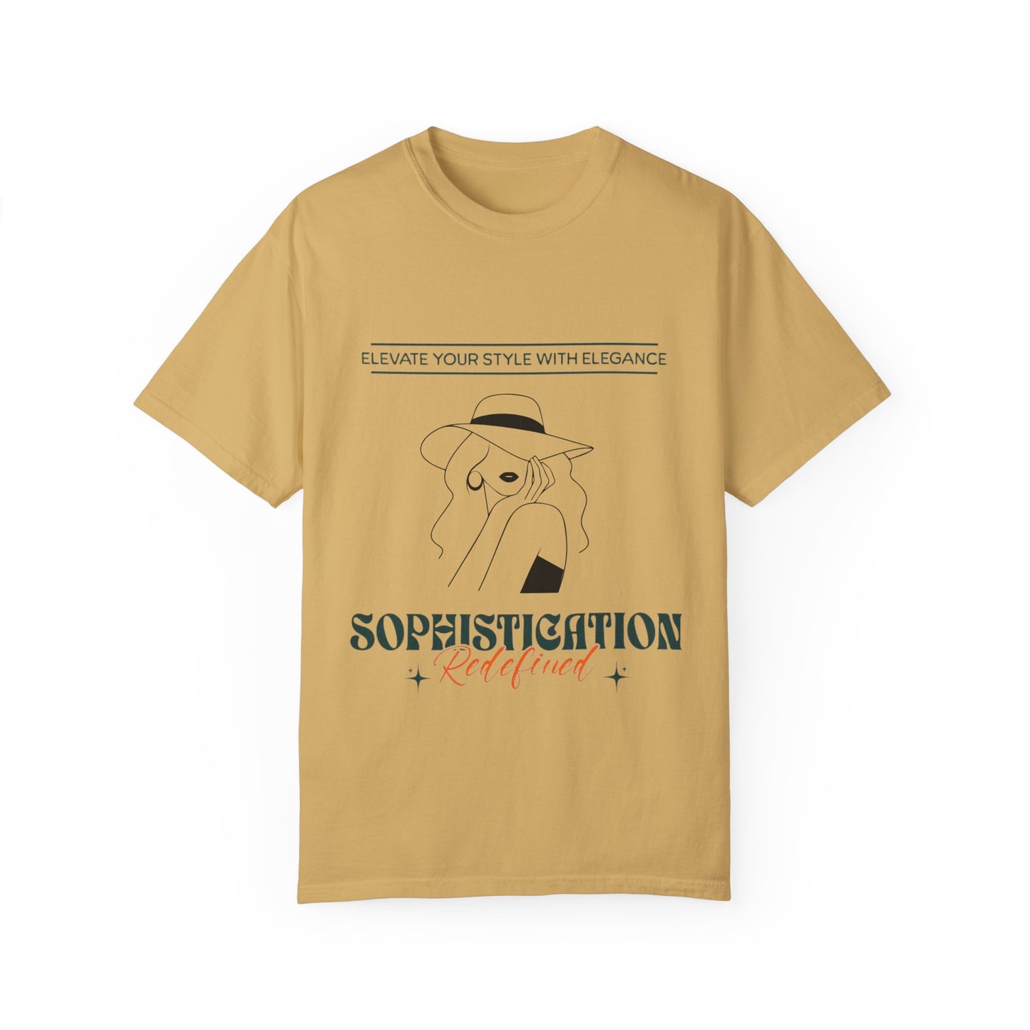 Sophistication Redefined Garment-Dyed T-Shirt, Trendy Unisex Tee, Perfect Gift, Casual Chic Style, Everyday Wear, Fashionable Wardrobe