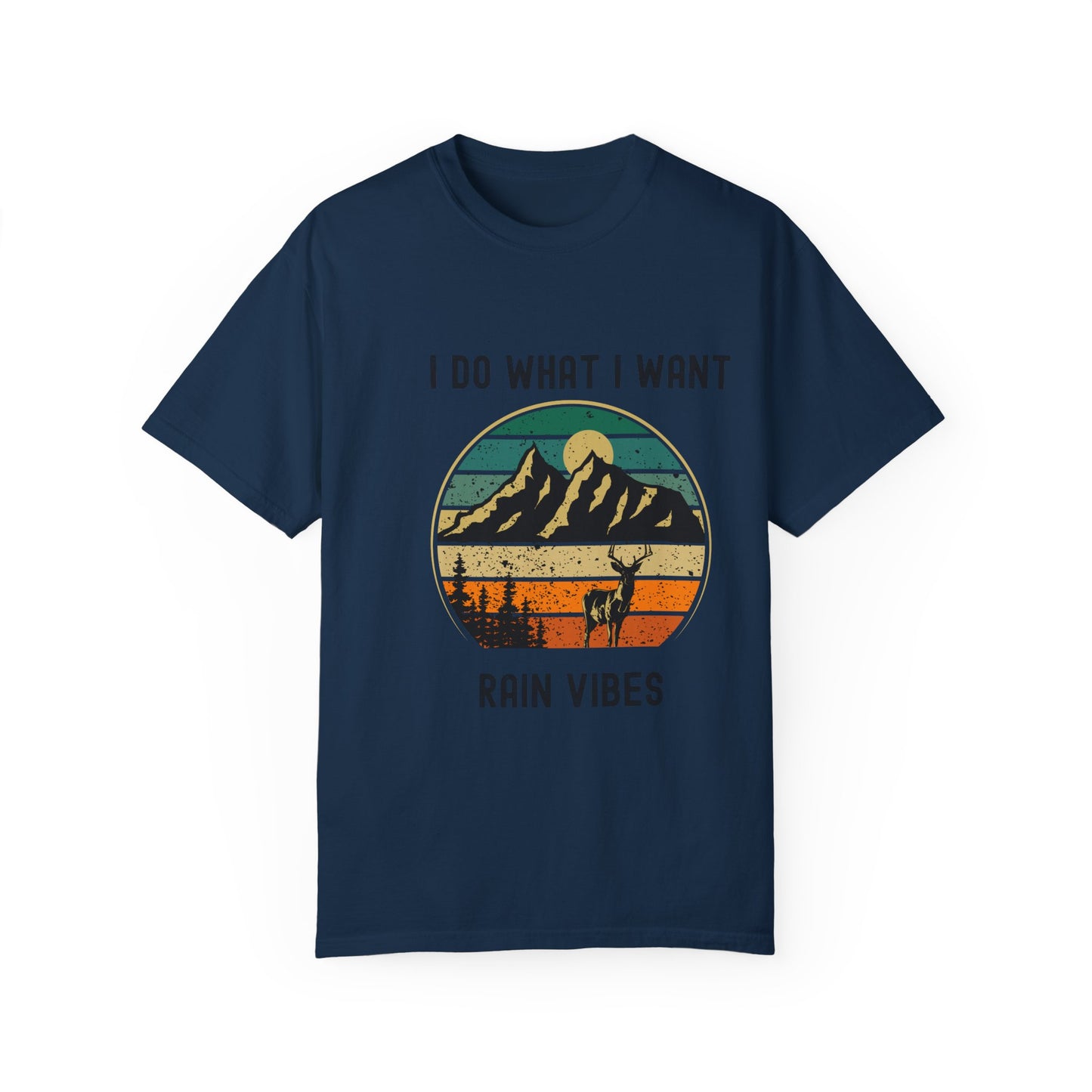 Adventure Ready Unisex T-shirt - "I Do What I Want, Rain Vibes" - Perfect Gift for Nature Lovers, Outdoor Enthusiasts, Summer Festivals,