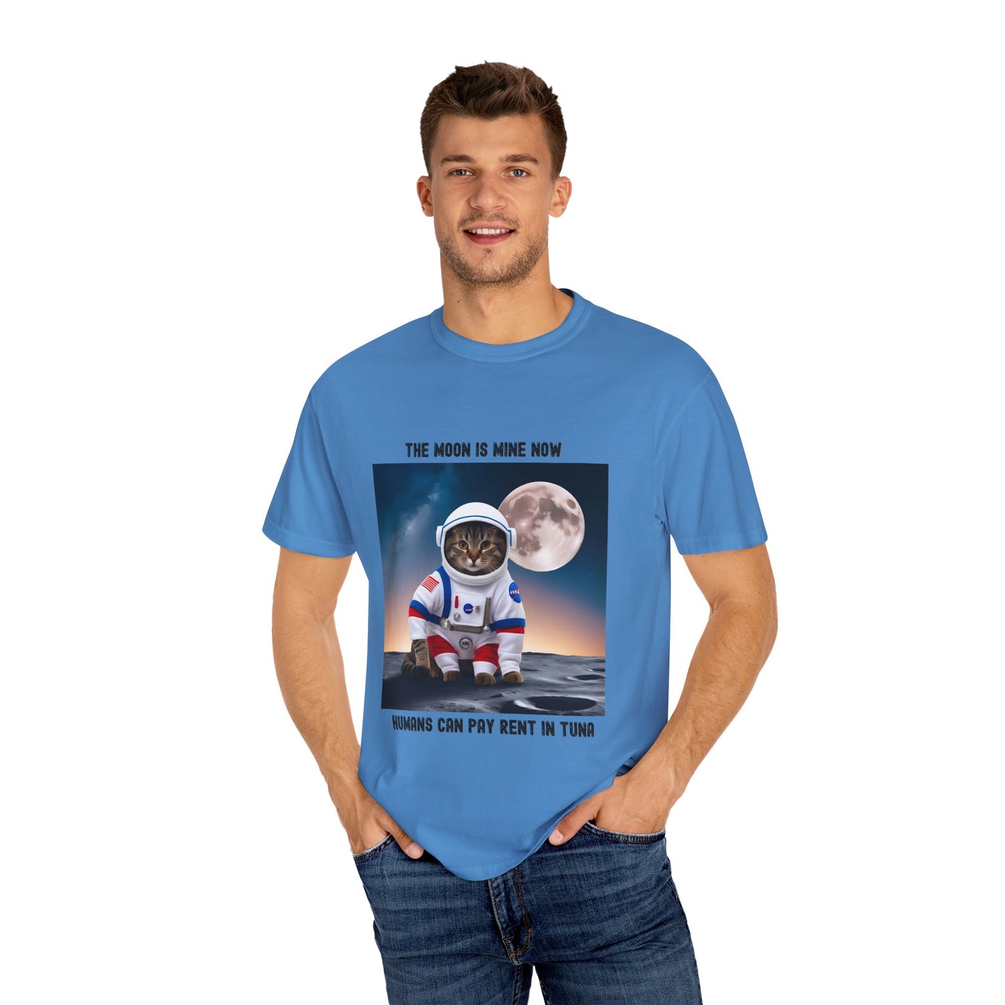 Astronaut Cat T-shirt, Fun and Quirky Tee, Cat Lover Gift, Space Themed Apparel, Unique Pop Culture Shirt, Pet Owner Merch