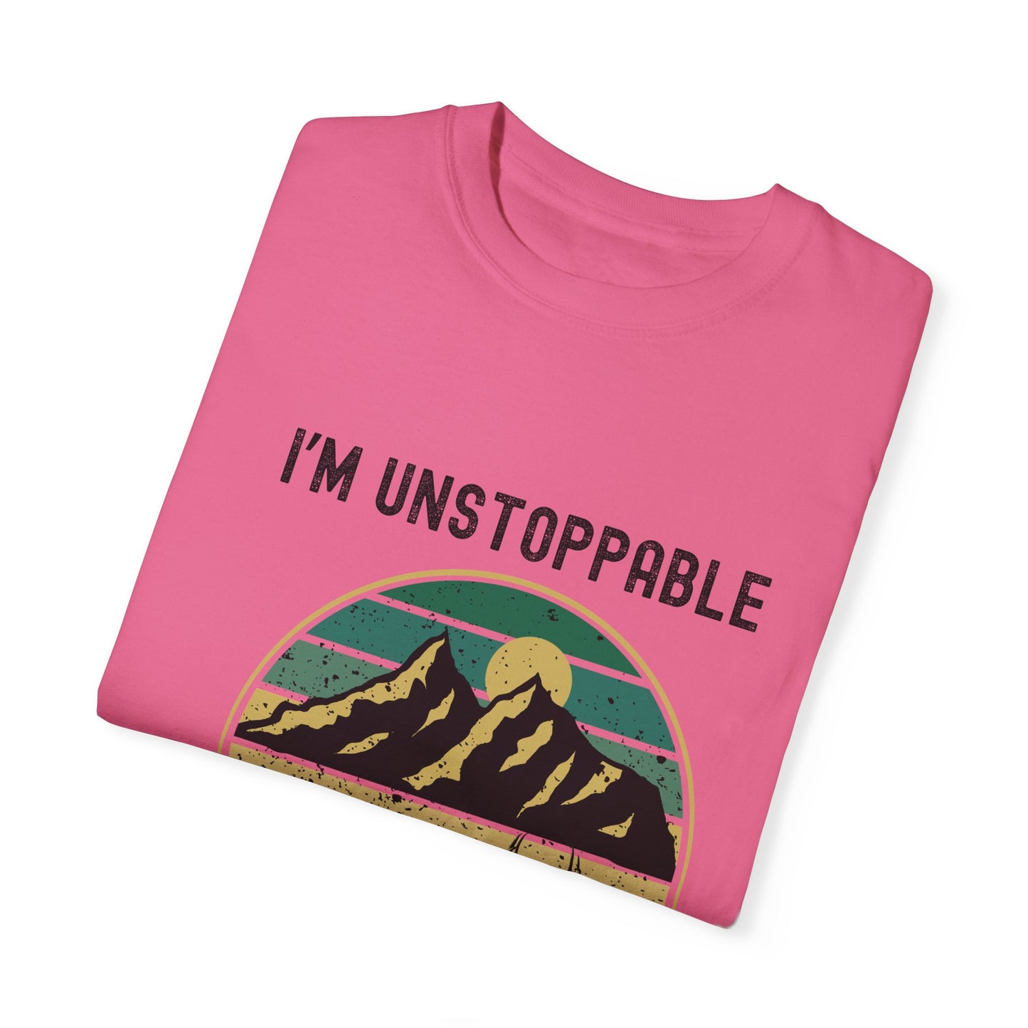 Adventure Vibe Unisex T-shirt , Unstoppable on a Mission, Hiking Gear, Outdoor Wear, Motivational Tee, Gift for Adventurers