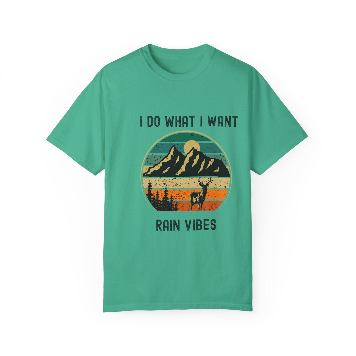 Adventure Ready Unisex T-shirt - "I Do What I Want, Rain Vibes" - Perfect Gift for Nature Lovers, Outdoor Enthusiasts, Summer Festivals,