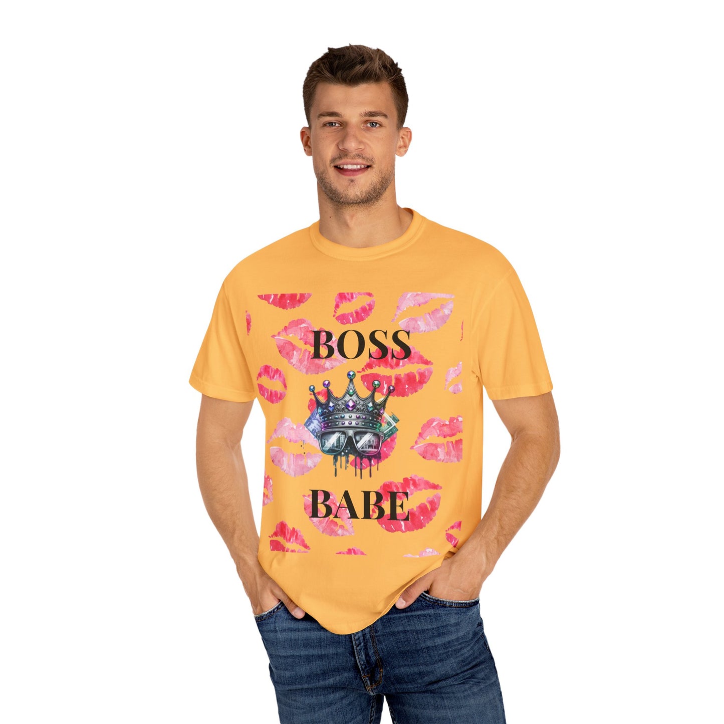 Boss Babe Graphic Tee - Fun Tee for Empowered Women, Gift for Birthdays, Casual Wear, or Motivation