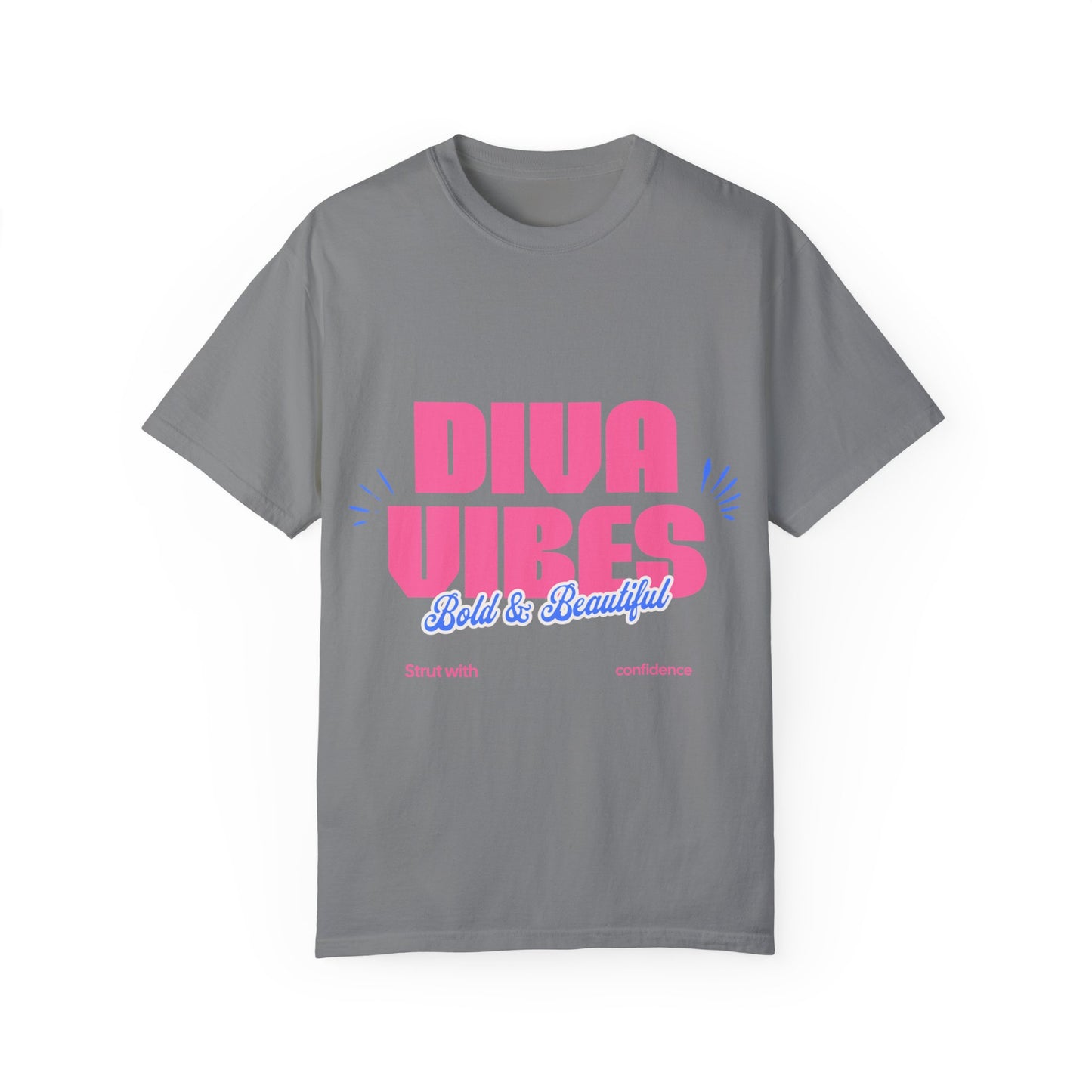 Bold Diva Vibes Unisex T-Shirt - Perfect for Confidence, Self-Expression, Casual Outfits, Summer Parties, Gift Ideas, Vibrant Style