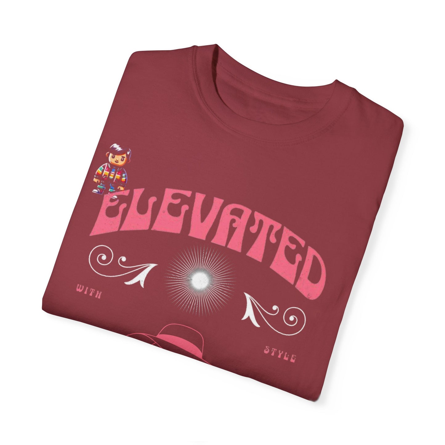 Elevated Grace Unisex Garment-Dyed T-Shirt, Casual Tee, Unique Graphic Tee, Gifts for Her, Summer Essentials, Festival Fashion