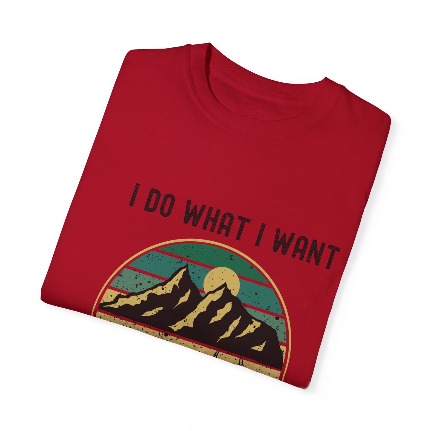 Adventure Ready Unisex T-shirt - "I Do What I Want, Rain Vibes" - Perfect Gift for Nature Lovers, Outdoor Enthusiasts, Summer Festivals,