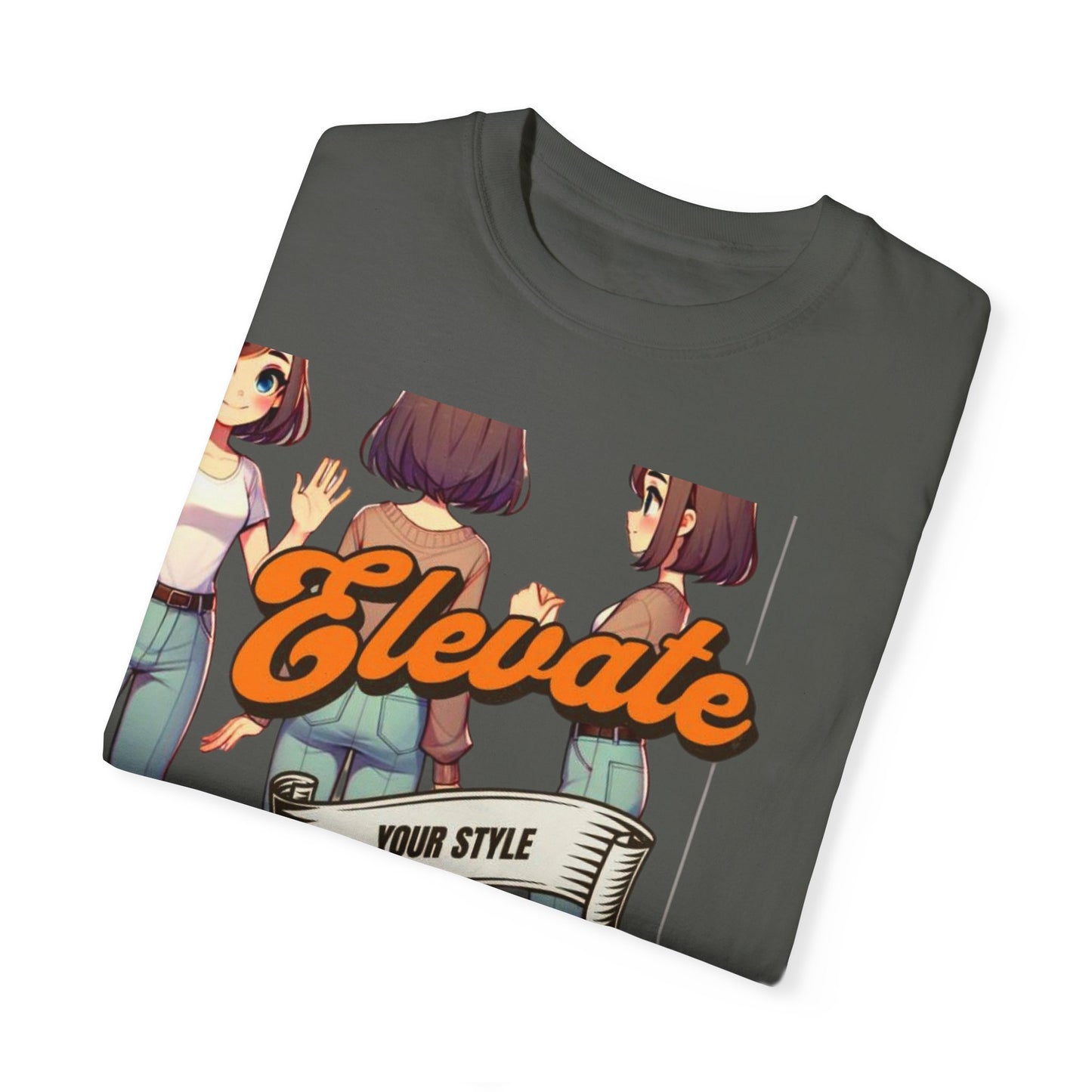 Elevate Your Style Now T-Shirt, Unisex Graphic Tee, Casual Wear, Art Inspired Top, Gift for Fashion Lovers