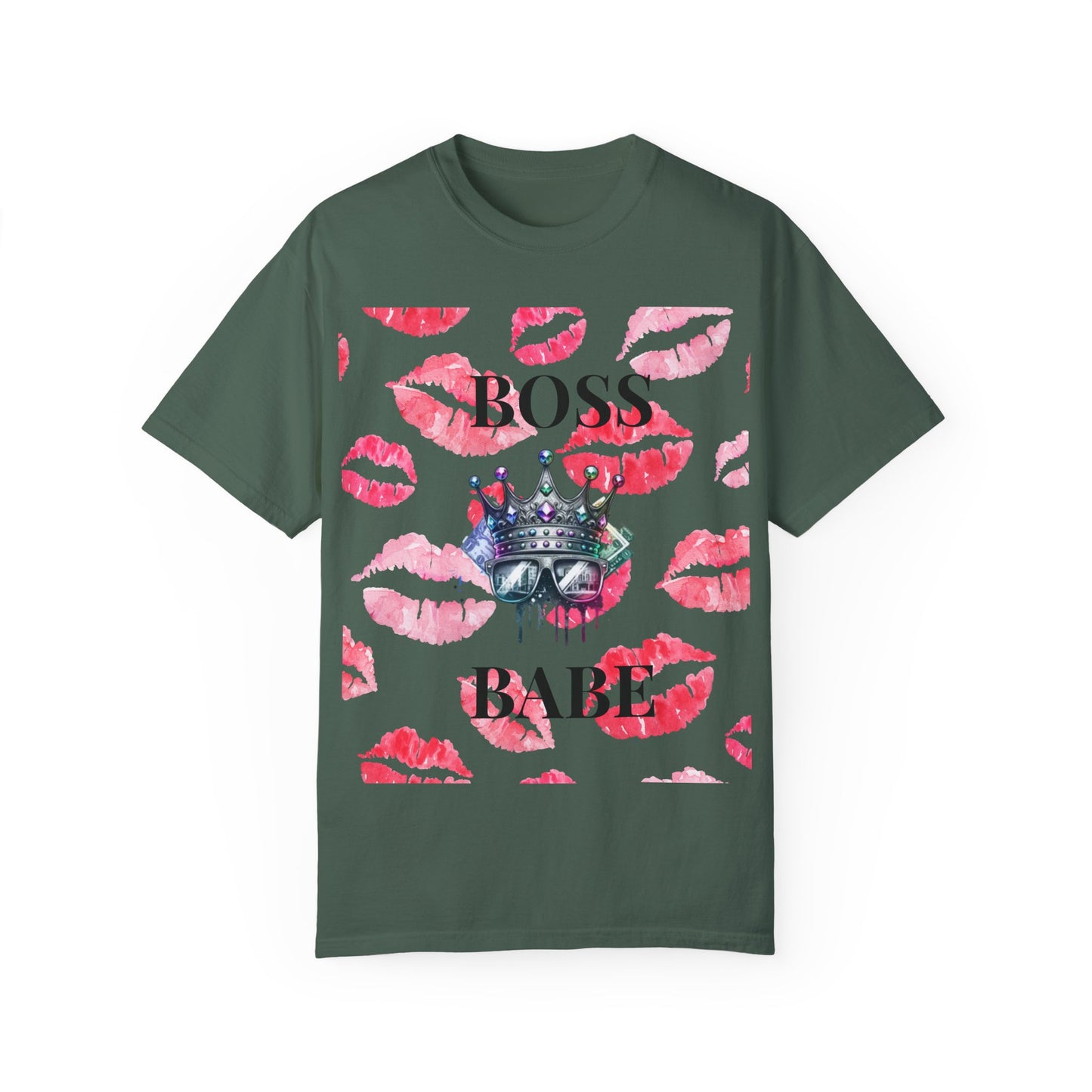 Boss Babe Graphic Tee - Fun Tee for Empowered Women, Gift for Birthdays, Casual Wear, or Motivation