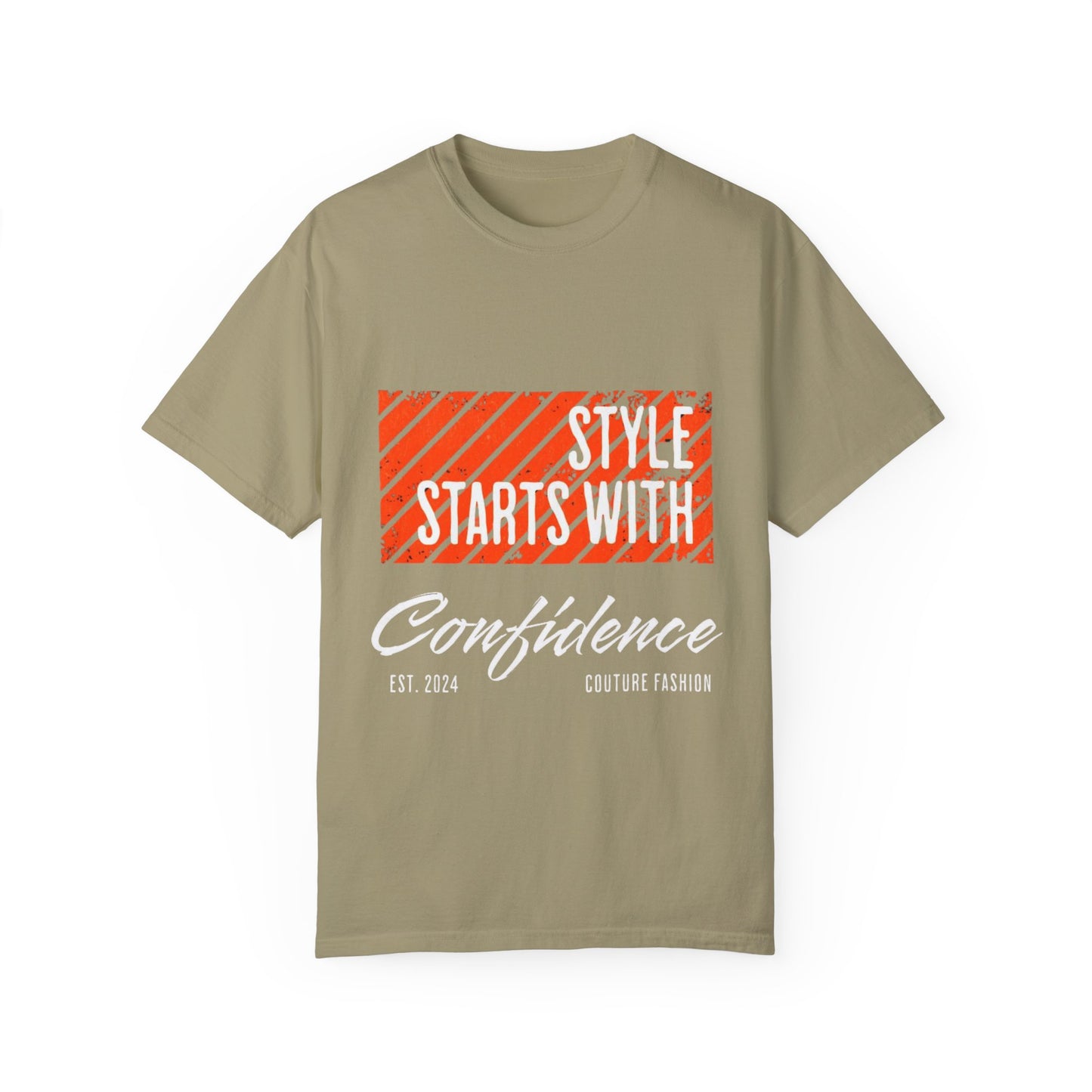 Confidence Printed T-shirt, Unisex Casual Style Tee, Gift for Fashion Lovers, Summer Wear, Trendy Apparel, Daily Outfits