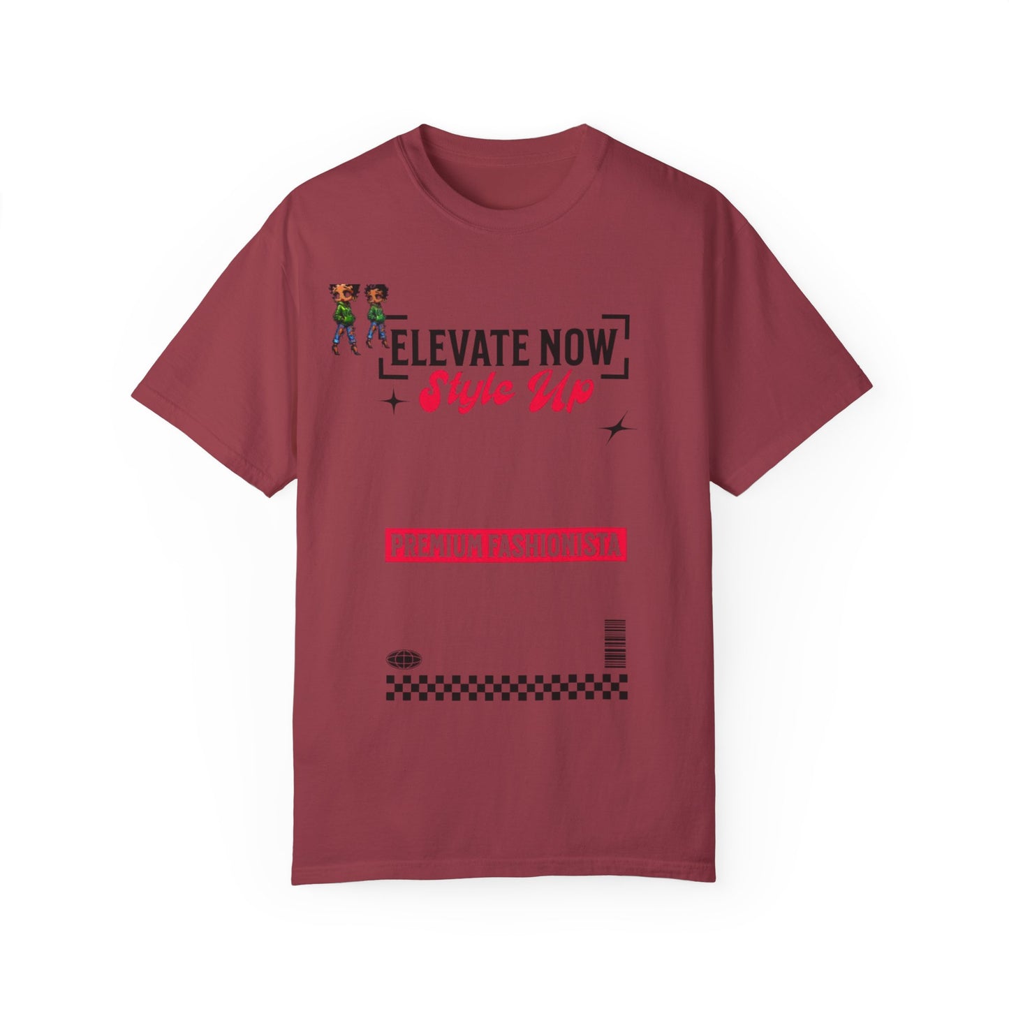 Elevate Now Style Up Unisex Garment-Dyed T-shirt, Casual Wear, Fashion Gift, Trendy Apparel, Unique Graphic Tee