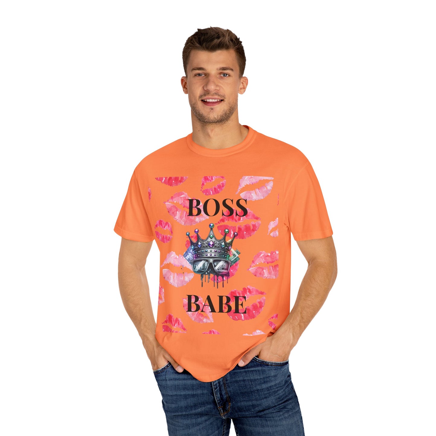 Boss Babe Graphic Tee - Fun Tee for Empowered Women, Gift for Birthdays, Casual Wear, or Motivation