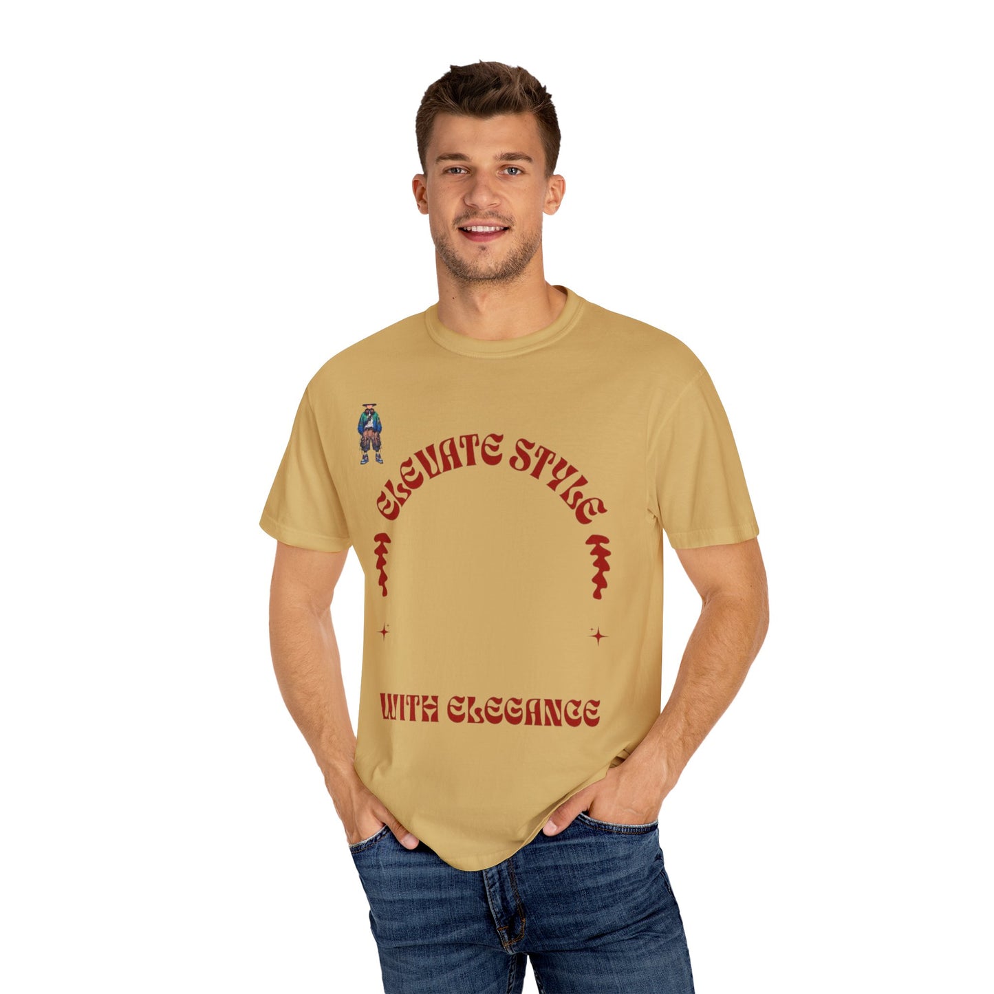 Elevate Style Unisex Garment-Dyed T-shirt, Casual Tee for Fashion Lovers, Perfect for Daily Wear and Gift Giving, Summer Vibes, Unique