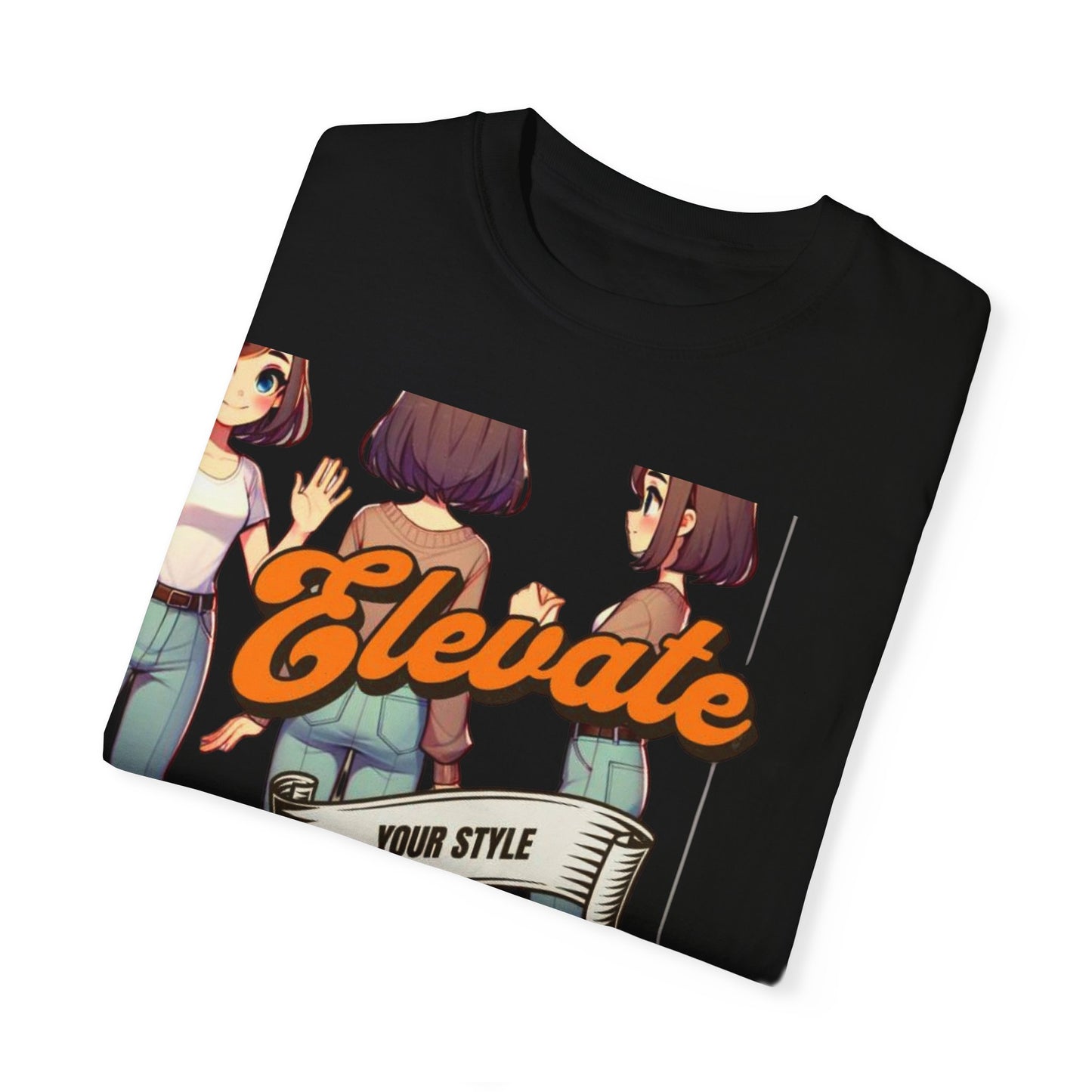 Elevate Your Style Now T-Shirt, Unisex Graphic Tee, Casual Wear, Art Inspired Top, Gift for Fashion Lovers