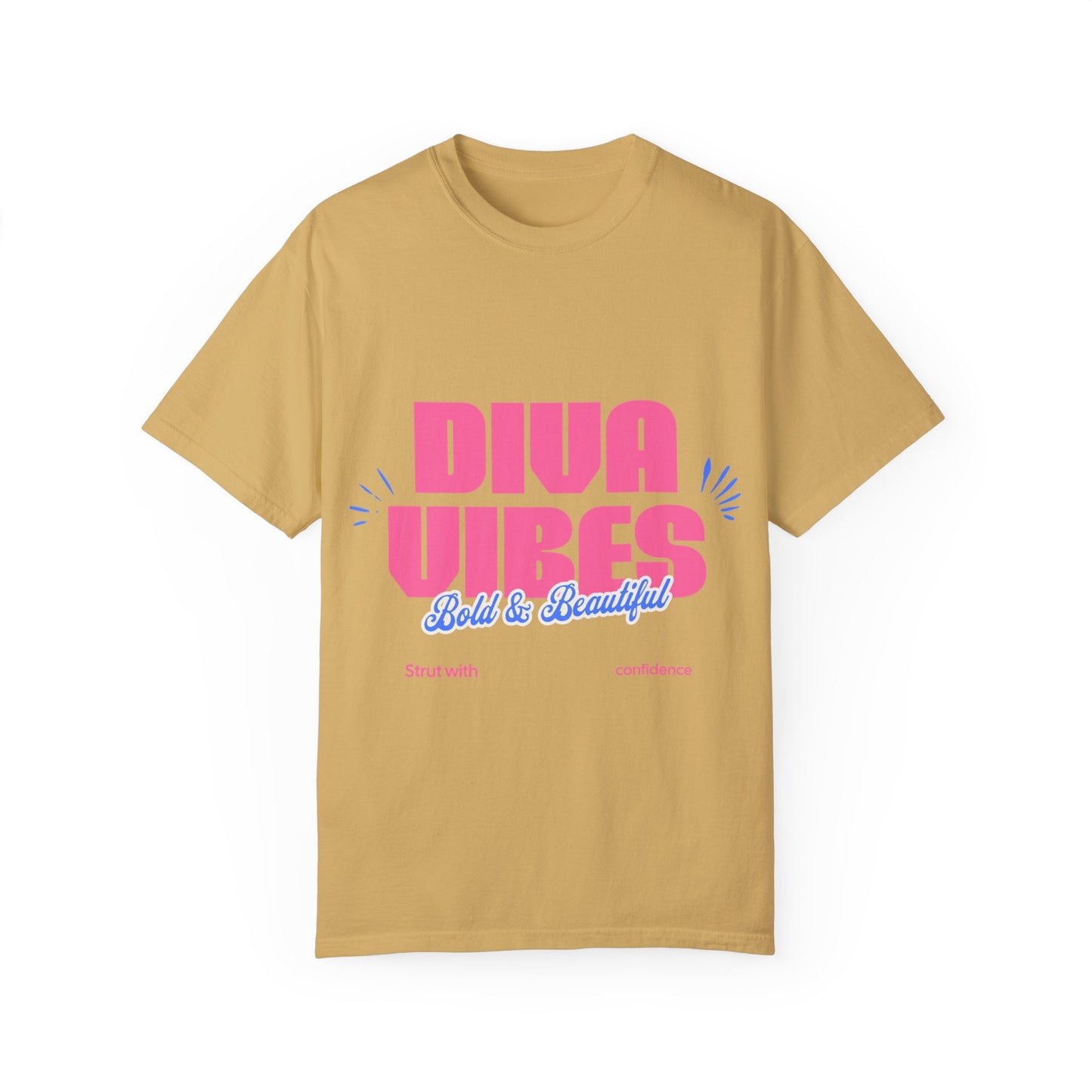 Bold Diva Vibes Unisex T-Shirt - Perfect for Confidence, Self-Expression, Casual Outfits, Summer Parties, Gift Ideas, Vibrant Style