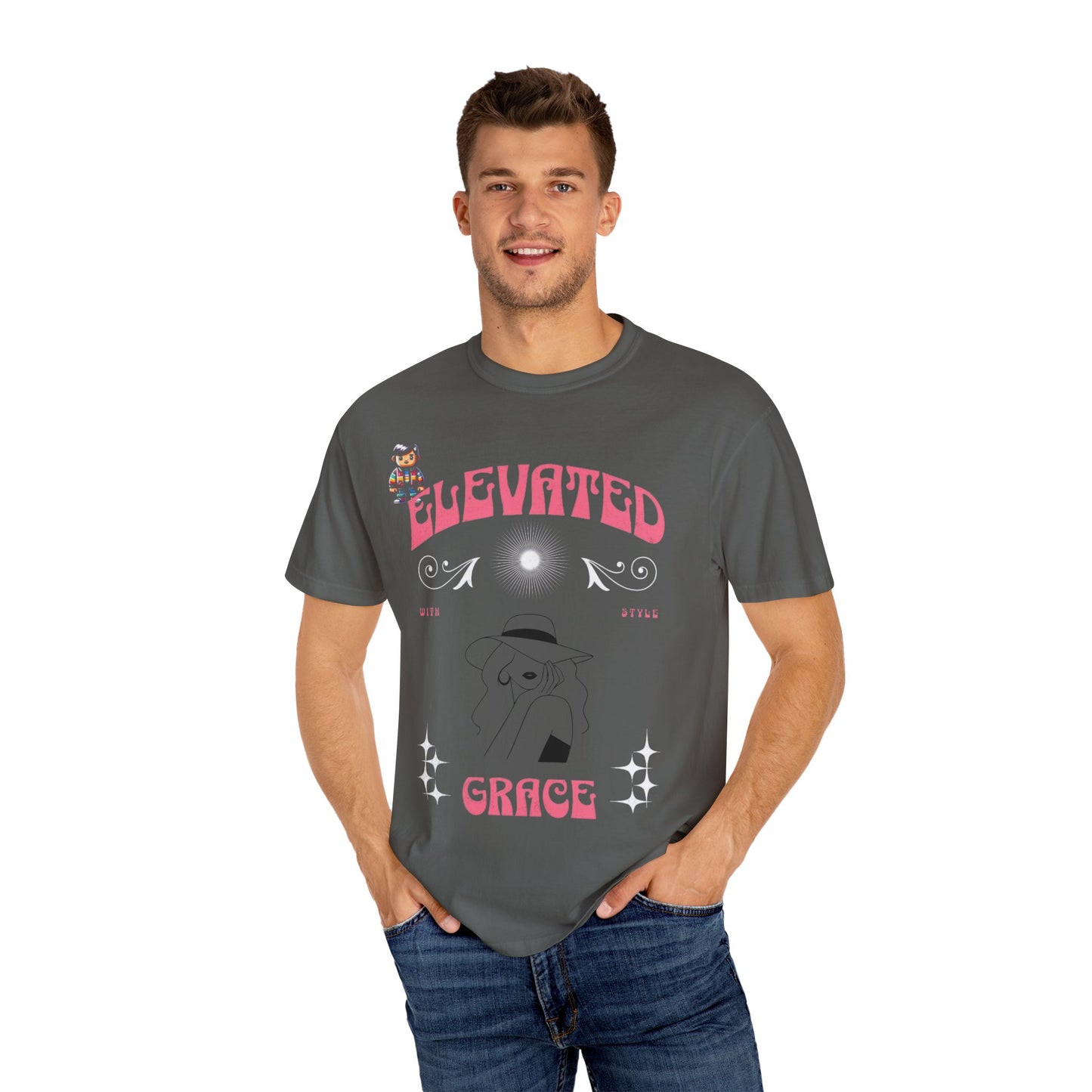 Elevated Grace Unisex T-Shirt, Vibrant Graphic Tee, Trendy Apparel, Perfect Gift for Fashion Lovers, Summer Casual Wear, Birthday Present,