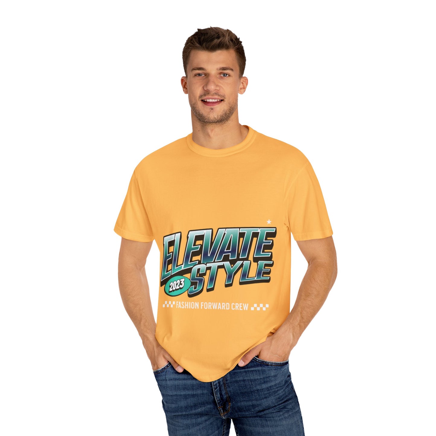 Elevate Style 2023 Unisex Garment-Dyed T-Shirt, Vintage Look Tee, Streetwear, Casual Outfit, Gift for Fashion Lovers, Summer Fashion