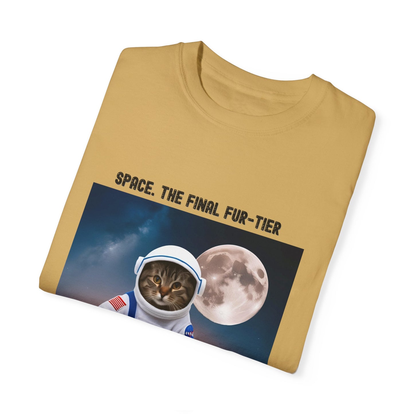 Space Cat T-Shirt, Fun Unisex Tees for Cat Lovers, Gift for Cat Owners, Cute Space-Themed Apparel, Planetary Humor Shirt