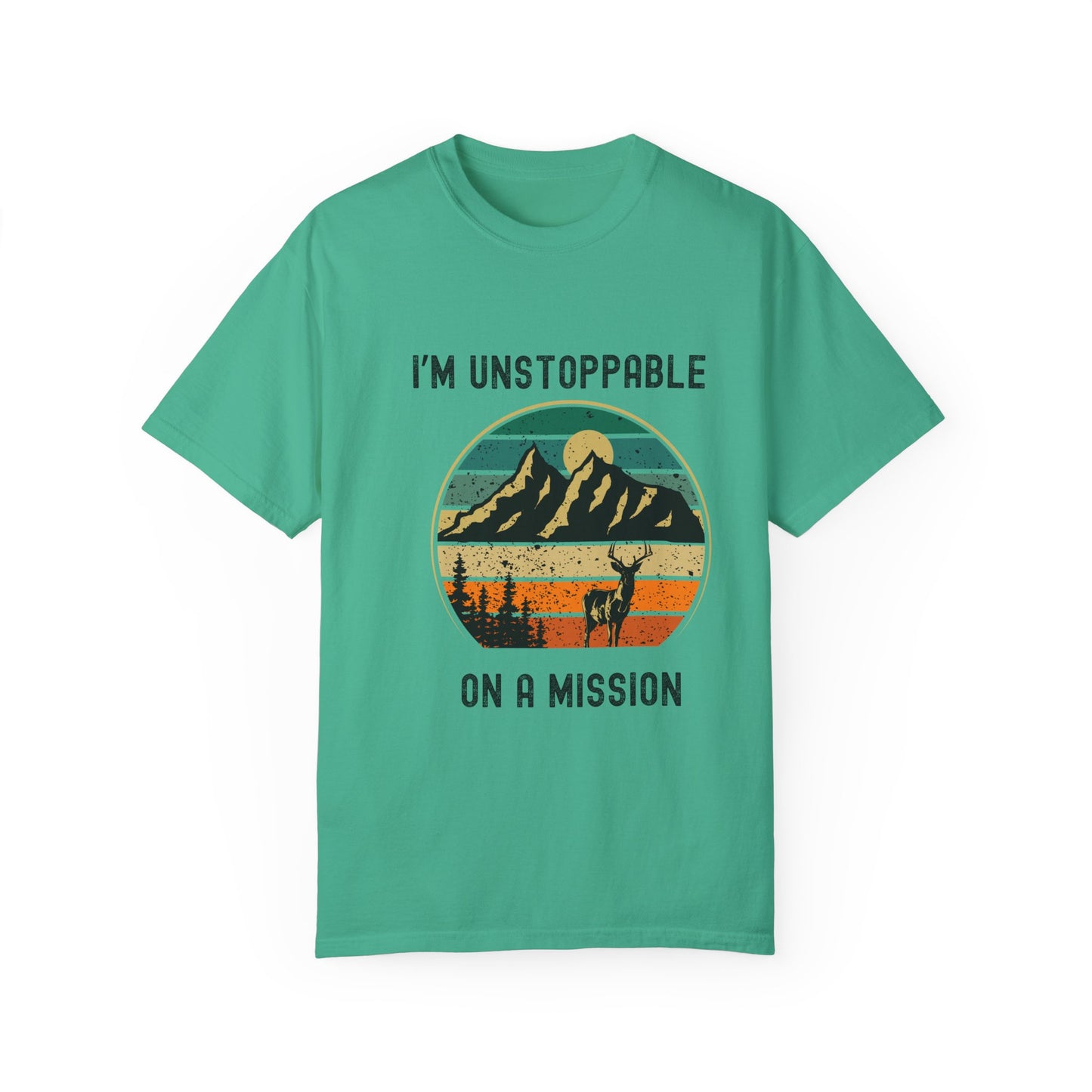 Adventure Vibe Unisex T-shirt , Unstoppable on a Mission, Hiking Gear, Outdoor Wear, Motivational Tee, Gift for Adventurers