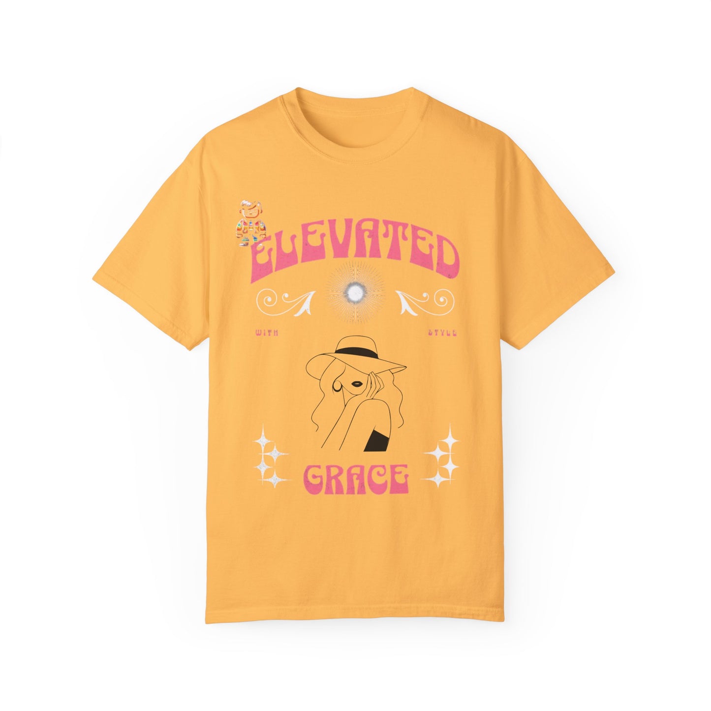 Elevated Grace Unisex Garment-Dyed T-Shirt, Vintage Vibe Tee, Casual Streetwear, Unisex Gift, Eco-Friendly Apparel, Summer Essential