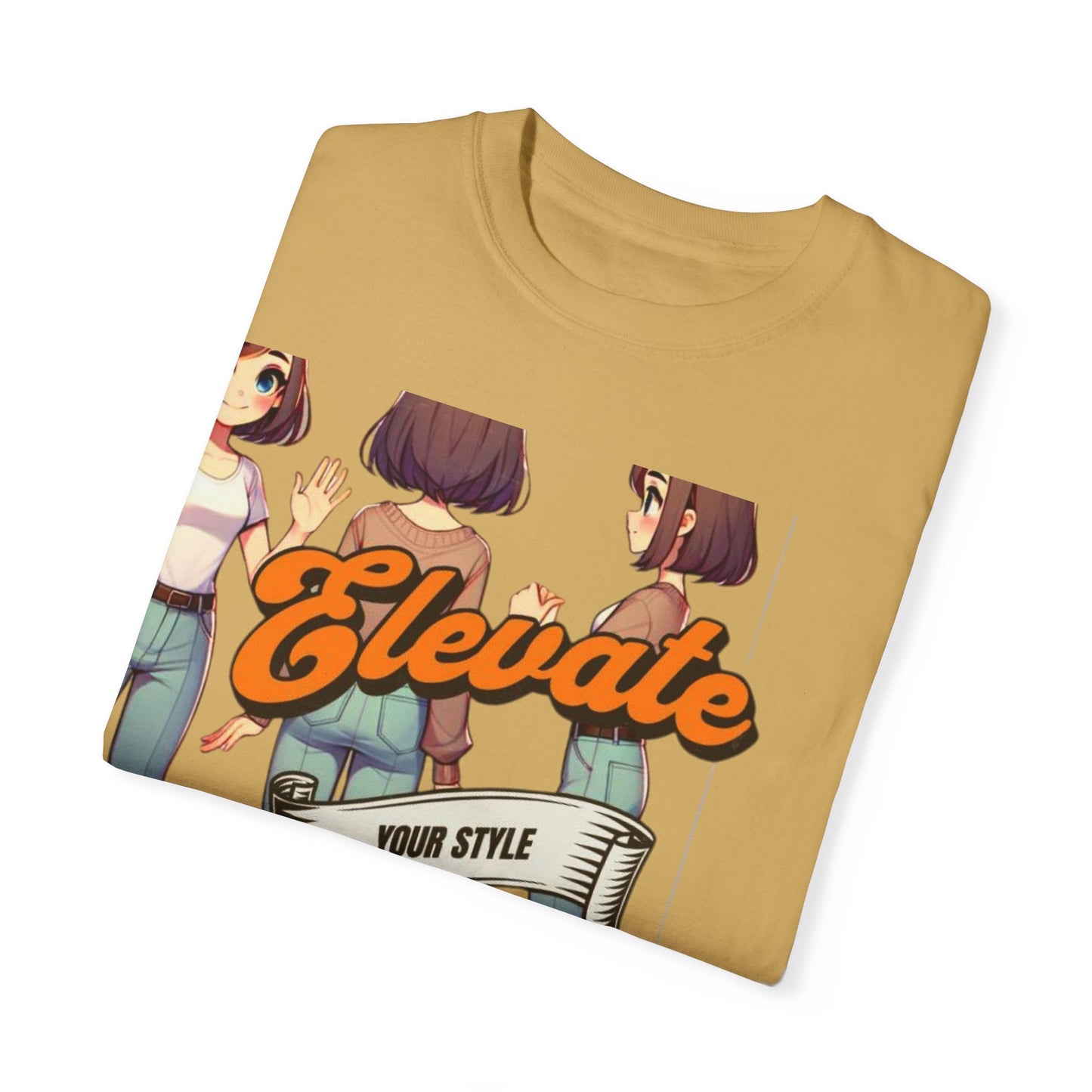 Elevate Your Style Now T-Shirt, Unisex Graphic Tee, Casual Wear, Art Inspired Top, Gift for Fashion Lovers