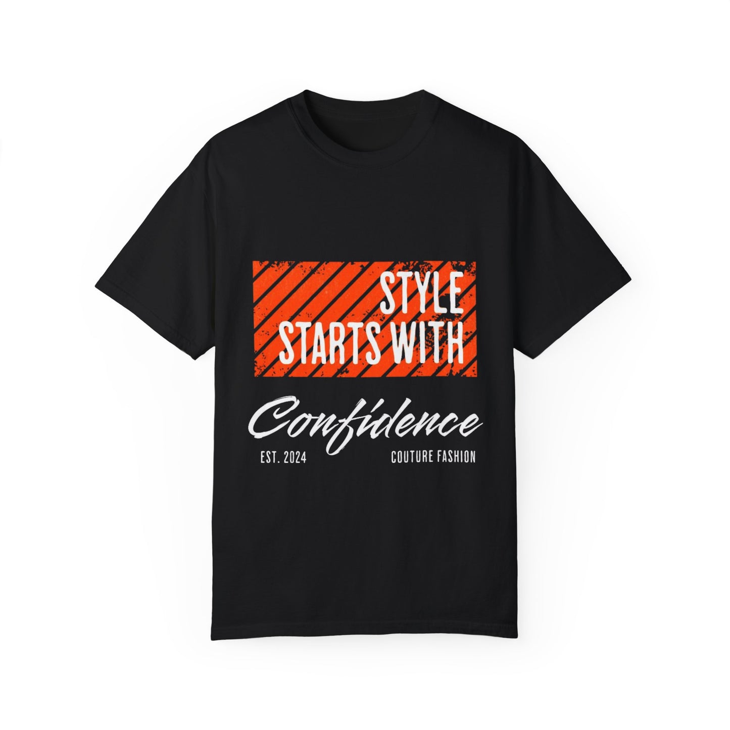 Confidence Printed T-shirt, Unisex Casual Style Tee, Gift for Fashion Lovers, Summer Wear, Trendy Apparel, Daily Outfits